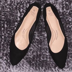✔️ Time & Tru Jet Black Women Flats
